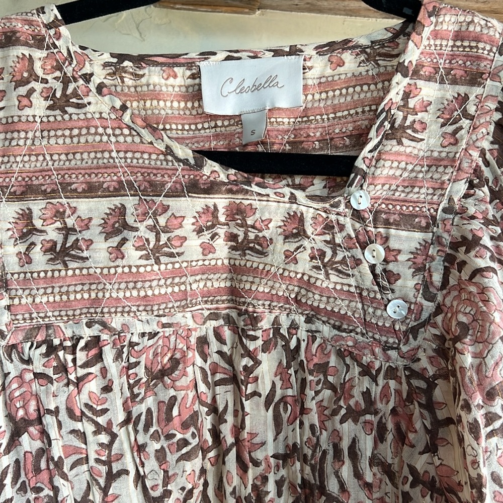 Cleobella Cropped Lydia Blouse - Picture 2 of 7